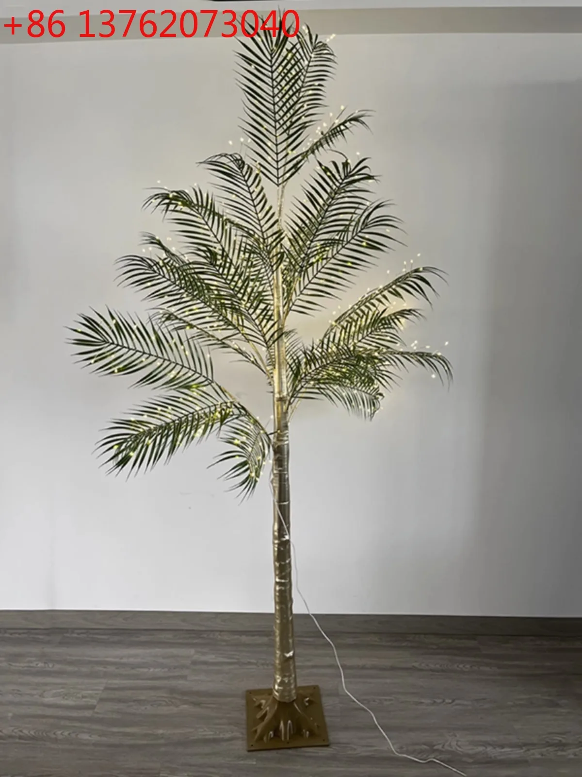 

Palm tree lamp courtyard simulation summer atmosphere festival party luminous tree window cafe restaurant decoration ornament