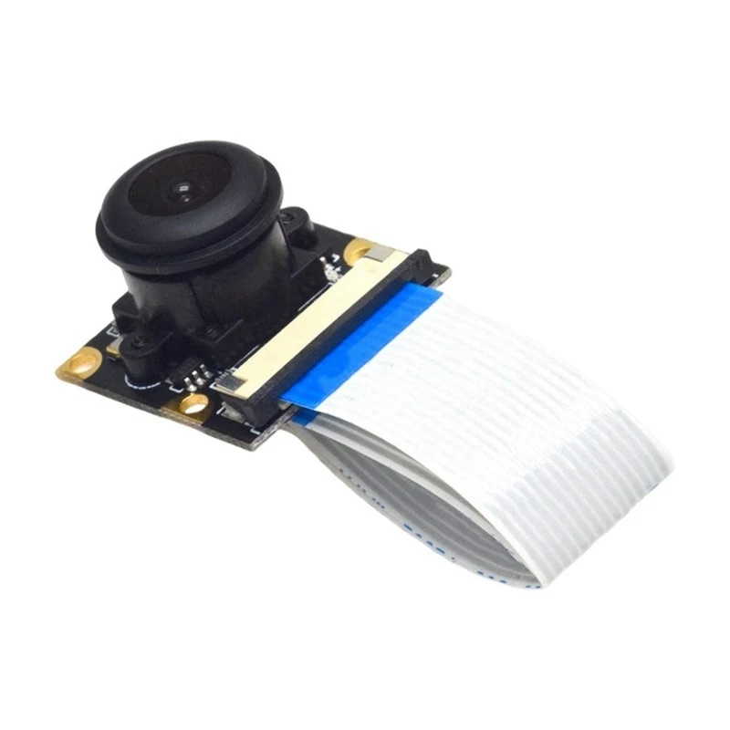 OV5647 Fisheye Camera Module For Raspberry Pi 3B 4B 3B+ Adjustable Focus 160 Degree 3.6MM HD 5MP Night Vision