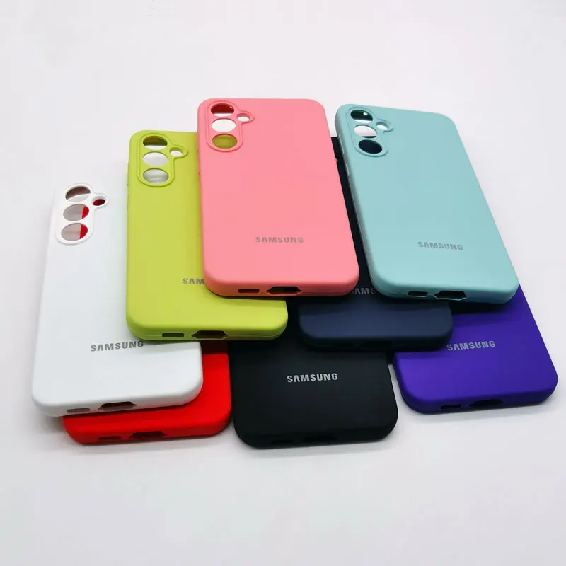 For Samsung Galaxy S24 S23 S22 Plus Ultra case Liquid Silicone Phone Cover For Galaxy S23FE S24+ S23+ S22+ Back Protective Case