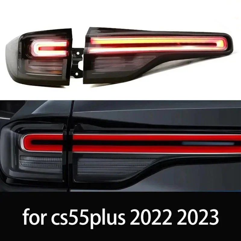 1pc for Changan CS55 PLUS 2024 Rear Tail Lamp Assembly Reverse Light Brake Light Cover Replace Original Parts Cs55plus 2023