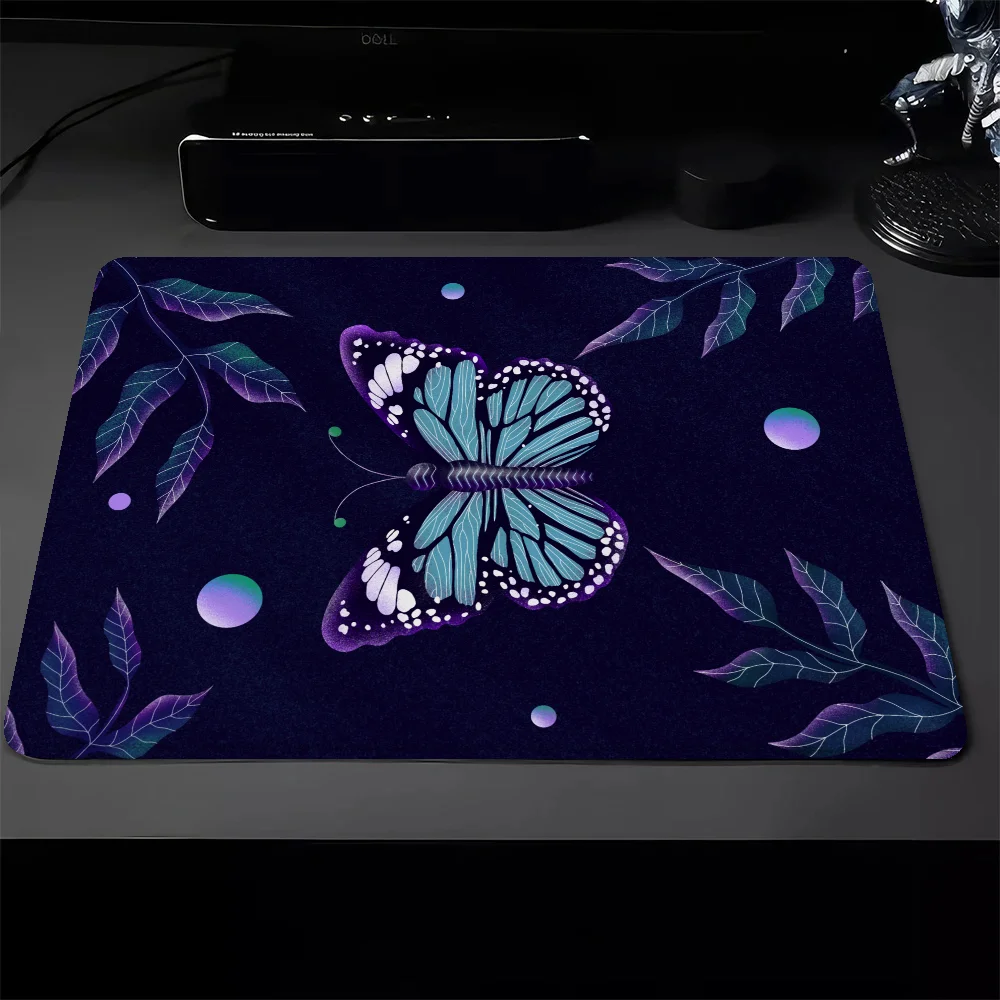 Keyboard Desk Mause Pad Mouse Mats Butterfly Pc Gamer Small Gaming Mouse Mat Pad on the Table Deskmat Mausepad Mousepad Cabinet