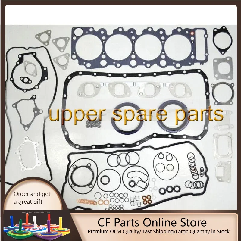 Free Shipping 02/802675 02/802048 Gasket Overhaul For JCB JS200 JS220 JS240 JS220LR JS260 With 4HK1 Engine