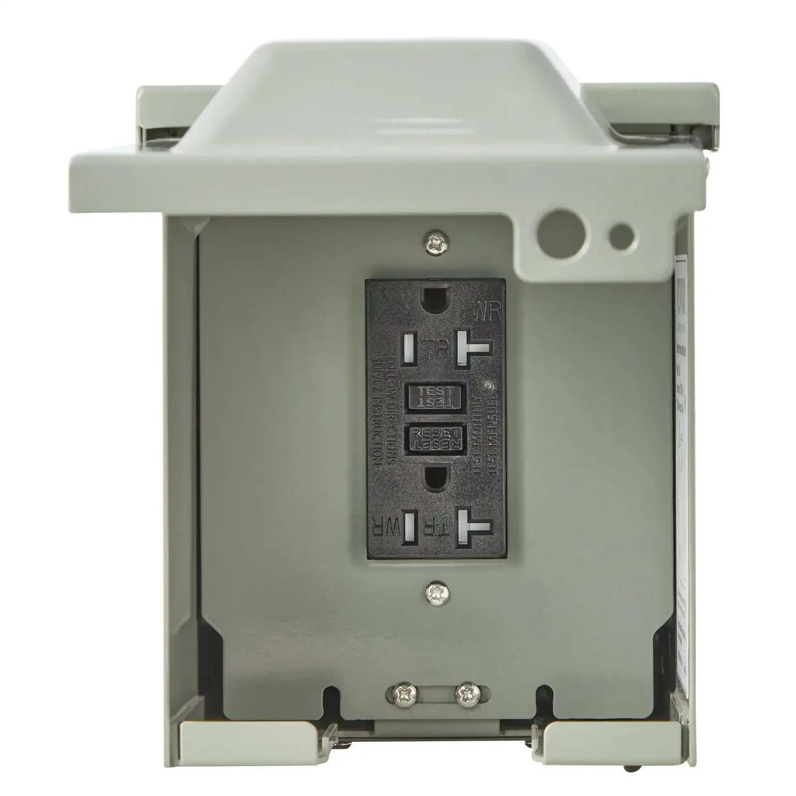 

Outdoor Electrical Outlet Box 20 AMP GFCI Receptacles Power Outlet Box