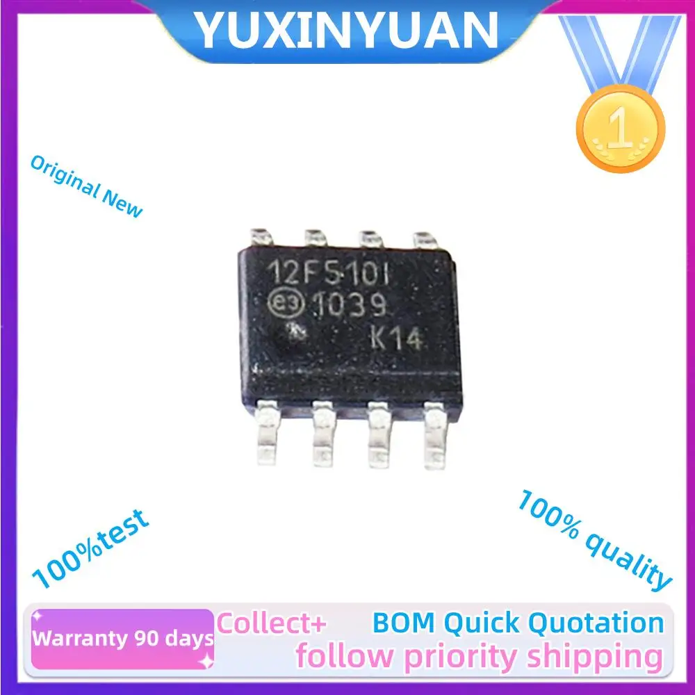 10PCS and new ORiginal PIC12F508 12F509 12F510 12F615 12F629 12F635 12F675 I/SN SOP-8 IC Chip  IN STOCK 100%test 