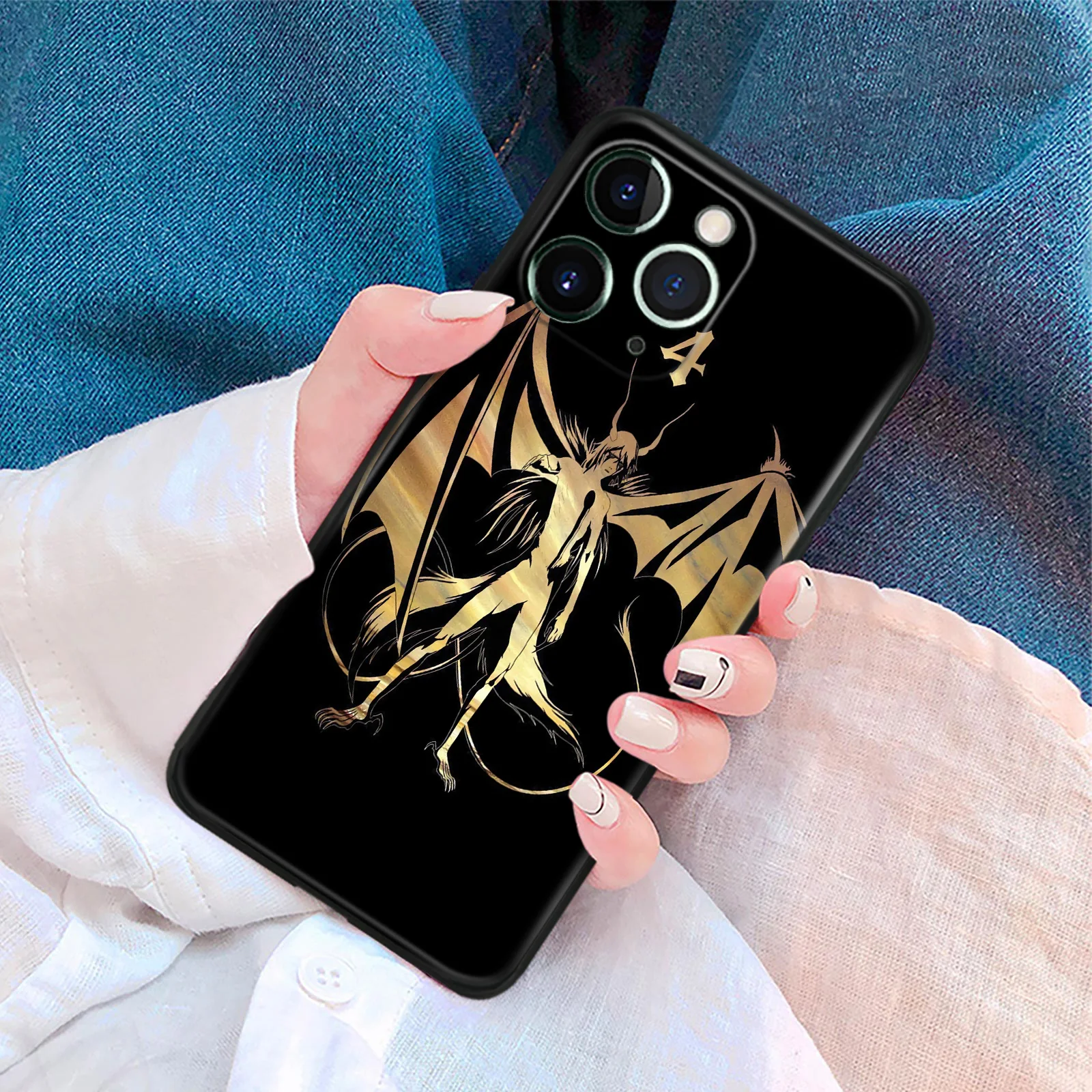 Ulquiorra Cifer Shockproof Silicone Manga Phone Protective Case for iPhone Xr Xs 12 13 Mini 11 14 15 16 Pro Max 7 8 15 16 Plus