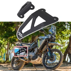 450MT Motorcycle Exhaust Hanger Bracket Accessories Muffler Support For MT450 IBEX 450 MT 2024 2025 Rear Footrest Blanking Plate