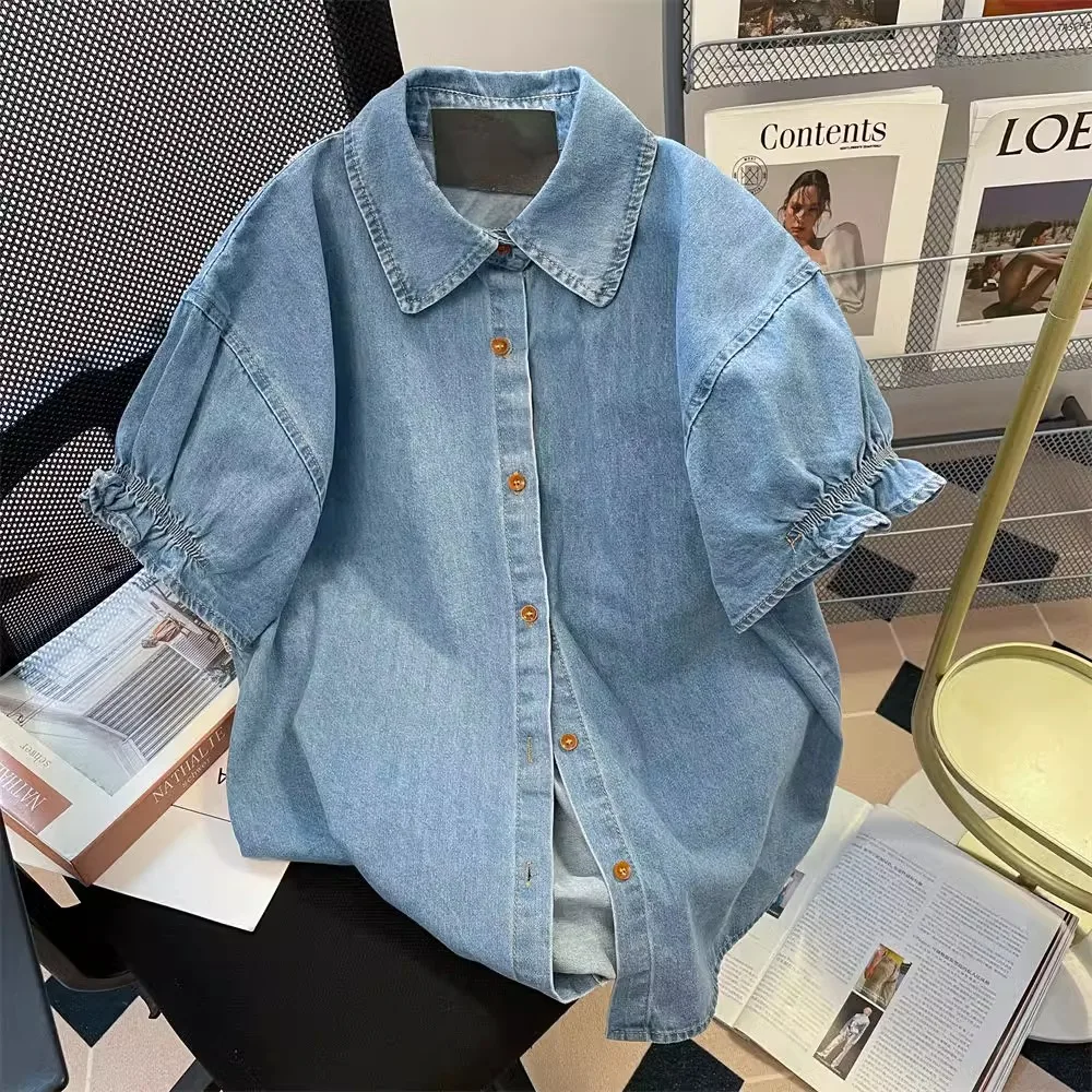 

Мужская летняя футболка из полиэстера с эффектом омоложения, повседневная, размер 300, дизайн Sve Denim