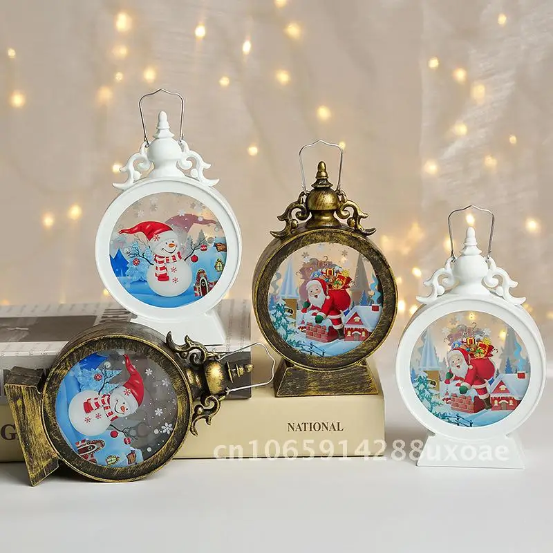 

Christmas decoration pendant round wind lamp led candle night light window dressing atmosphere decoration ornaments