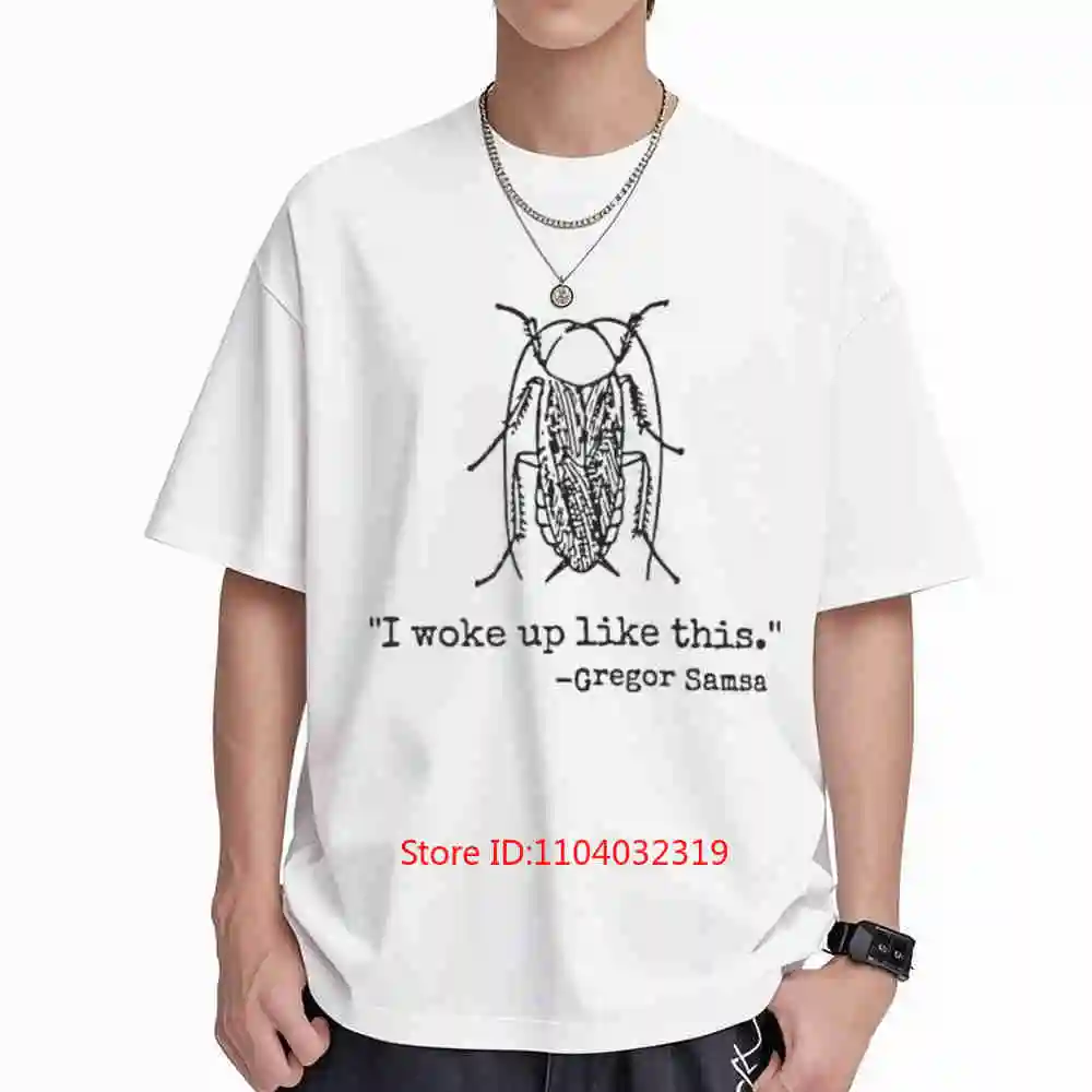 Kafka Metamorphosis Gregor Samsa Short Sleeve Tee 100% Cotton T-Shirt