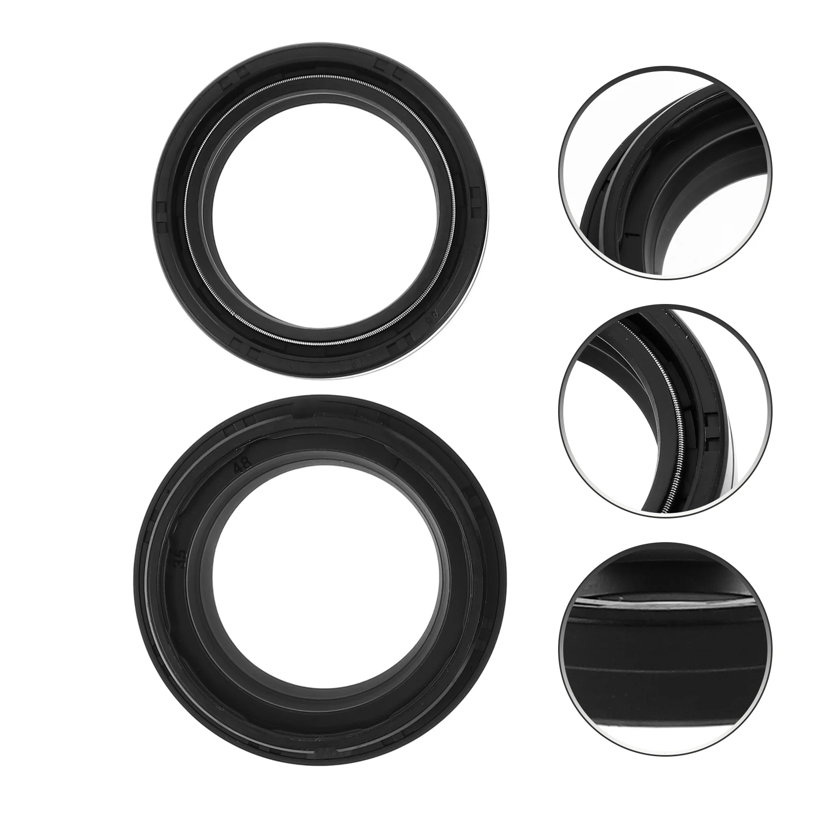 

1Set Motorcycle Oil Seal Kit Rubber Easy Installation Prevents Impurities Enhance Performance Oil Seal Kit Rubber