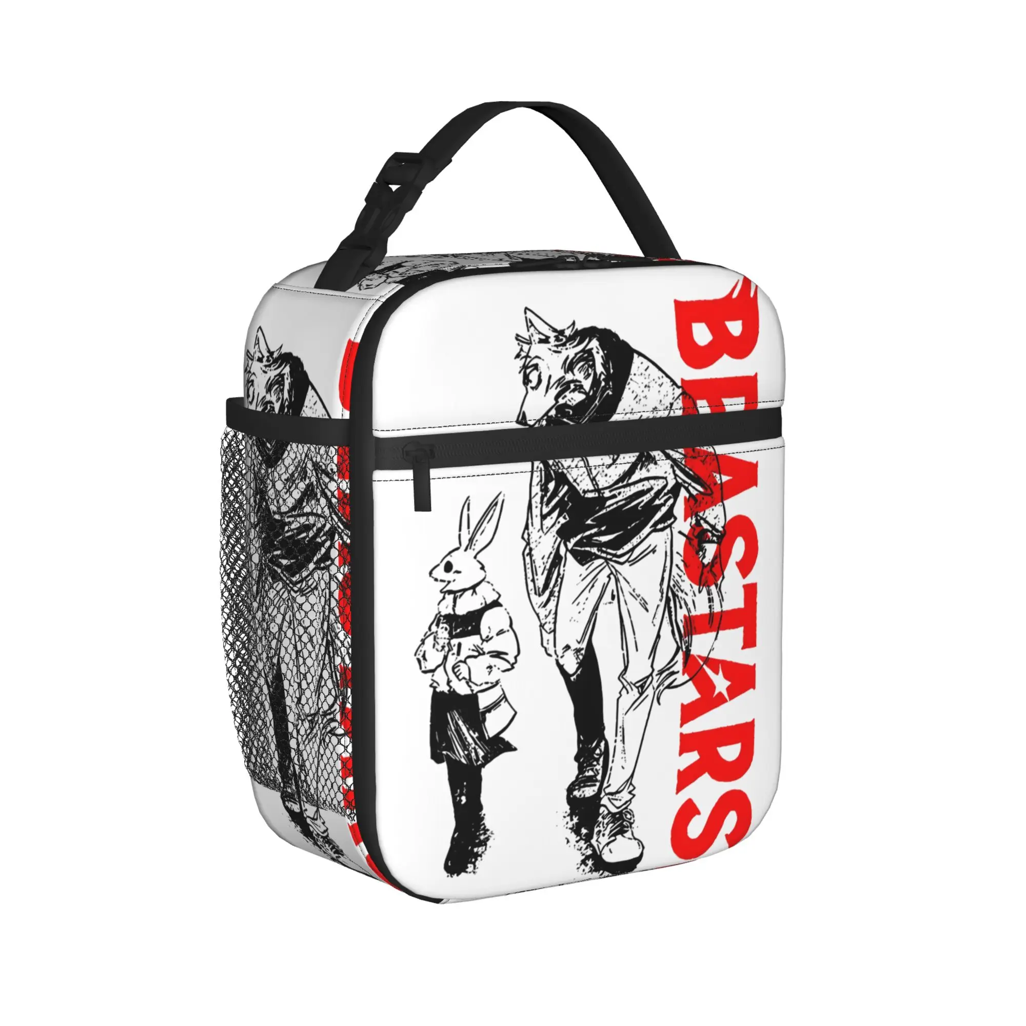 Wolf BEASTARS  Insulated Lunch Bags for Men Women  Food Container Bags Portable Cooler Thermal Lunch Boxes For Picnic