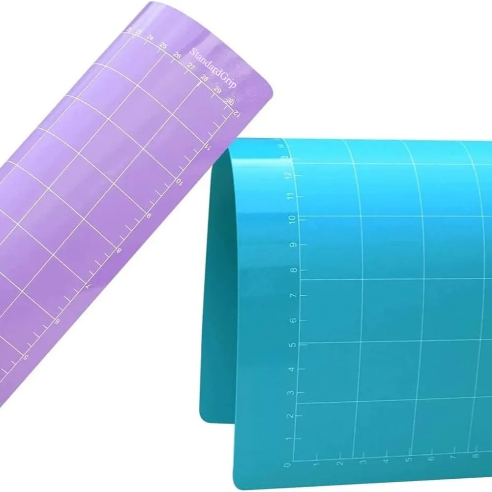 Fromthenon 3pcs Cutting Mat 12x12 Inch Lettering Machine Fabric Sticky Cutting Tool PVC Cutting Board Base Bonding Plate Mats