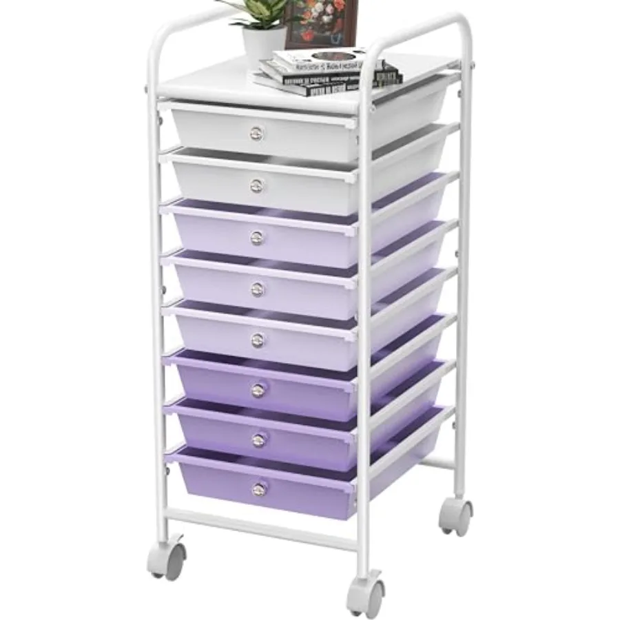 

Utility Cart with Rolling Storage Art Craft Organizer