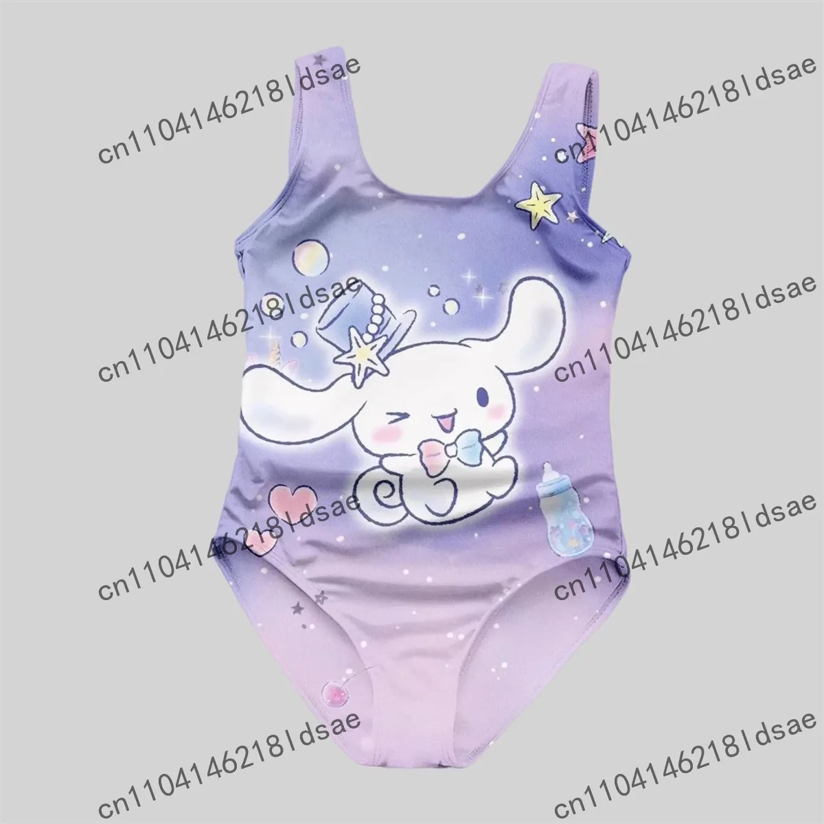 

HOT New 3D printed swimsuit Big Eared Dog beach sports outdoor Polyester Quick-Dry UV Protection Cartoon Holiday girl Sanrio