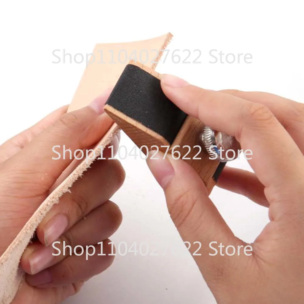 DIY leather tools wooden leather polishing blocks leather tools sandpaper polishing blocks