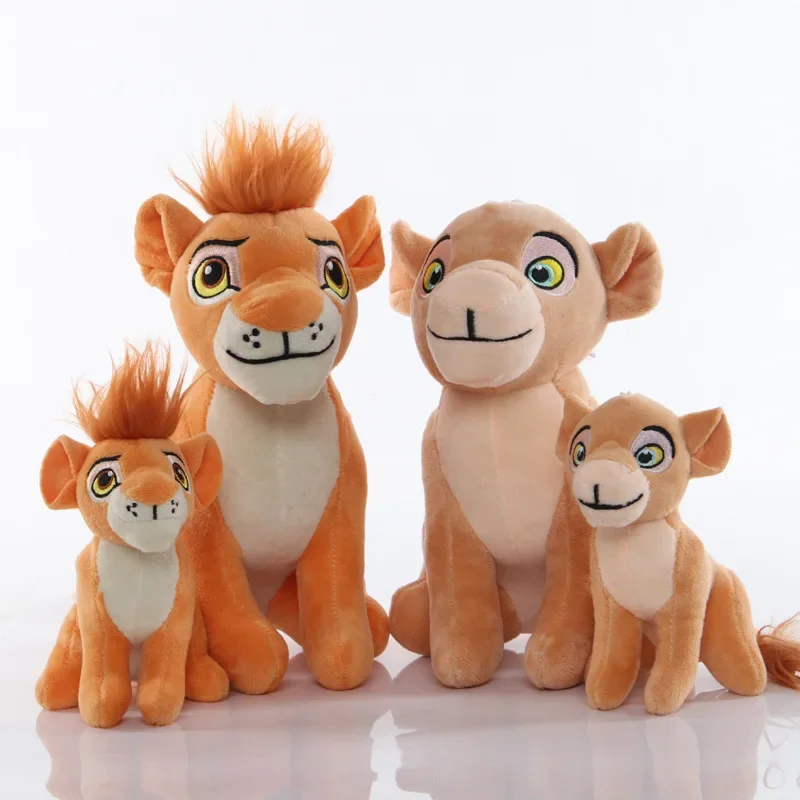 Anime The Lion King Simba Plush Dolls Cartoon Young Simba Nana Soft Stuffed Toys Animals Model Toy For Children Gifts