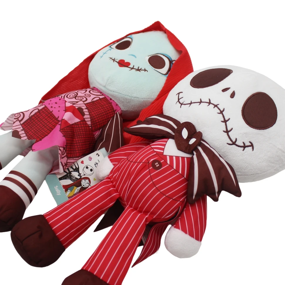 1 sztuka 40cm Pluszaki z filmu Miasteczko Halloween (Nightmare Before Christmas) Sally i Jack, zabawki pluszowe na Halloween, prezenty na Halloween, zabawki