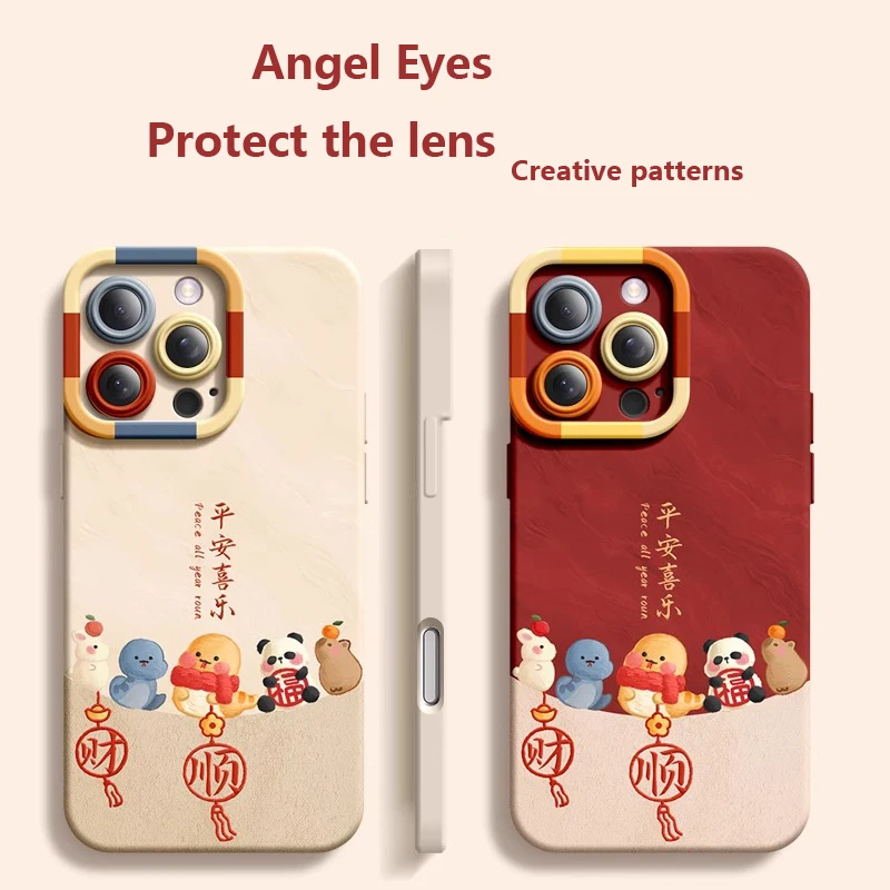 

Роскошный чехол для iPhone 16, 14, 13, 12, 11 Pro Max, силиконовый усовершенствованный защитный чехол для сотового телефона, защита от падения, змеевидные животные