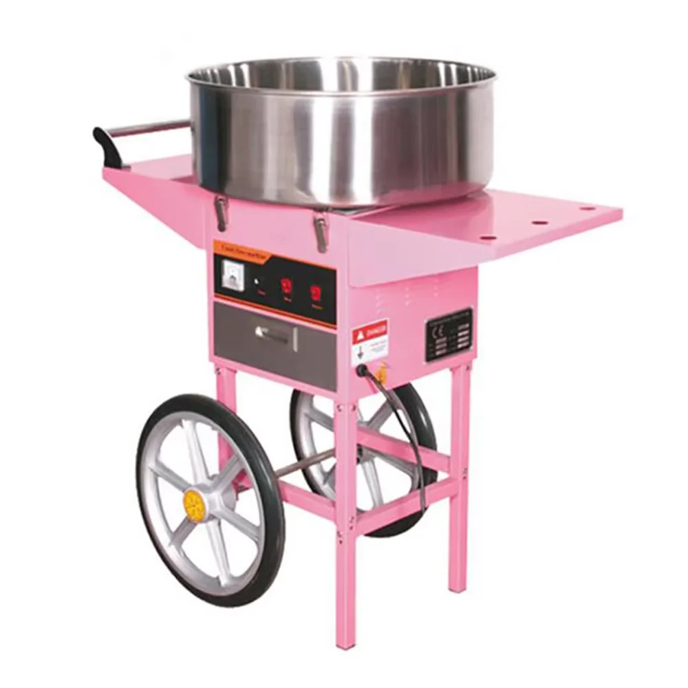 業務用綿菓子製造機、電動52cm径綿菓子メーカー（カバー付き - Candy Floss Machine のレビューと価格
