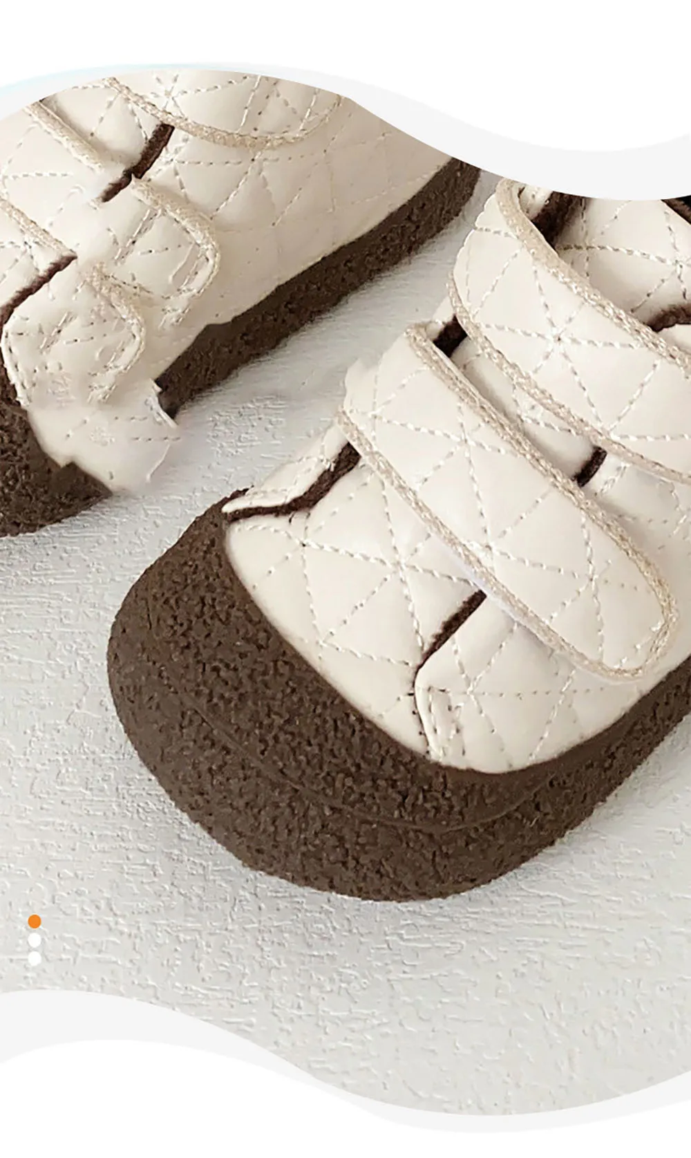 Chaussures d'hiver en coton pour bébés, en cuir PU, épaisses et chaudes, en peluche, pour premiers pas, légères et antidérapantes