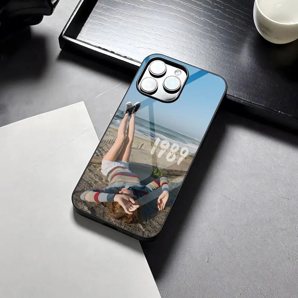 T-Taylors-Swifts M-Midnights Phone Case Silicone PC+TPU Case For IPhone 17 16 14 11 12 15 13 Pro Max 8 7 6 Plus X SE XR Hard Co view 5