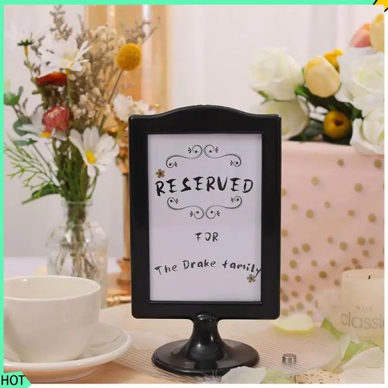 

AWAH Double Sided Standing Picture Frames 4 X 6 Inch Pedestal Photo Frame Plastic Self Standing Frame For Table,10 Pack