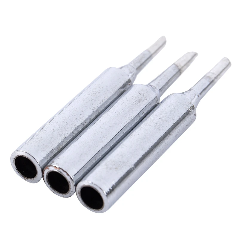 

LUDA 6Pcs 900M-T-2C 60W 2Mm Width Bevel Soldering Solder Iron Tip 43 X 6Mm