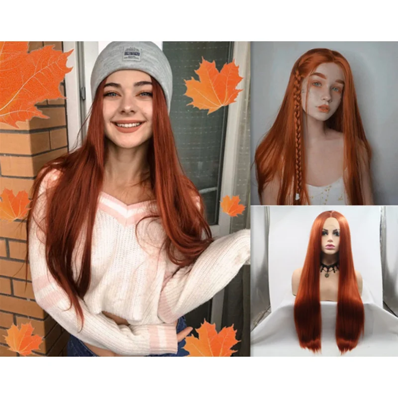 

Synthetic Lace Front Free Part Long Straight Wig