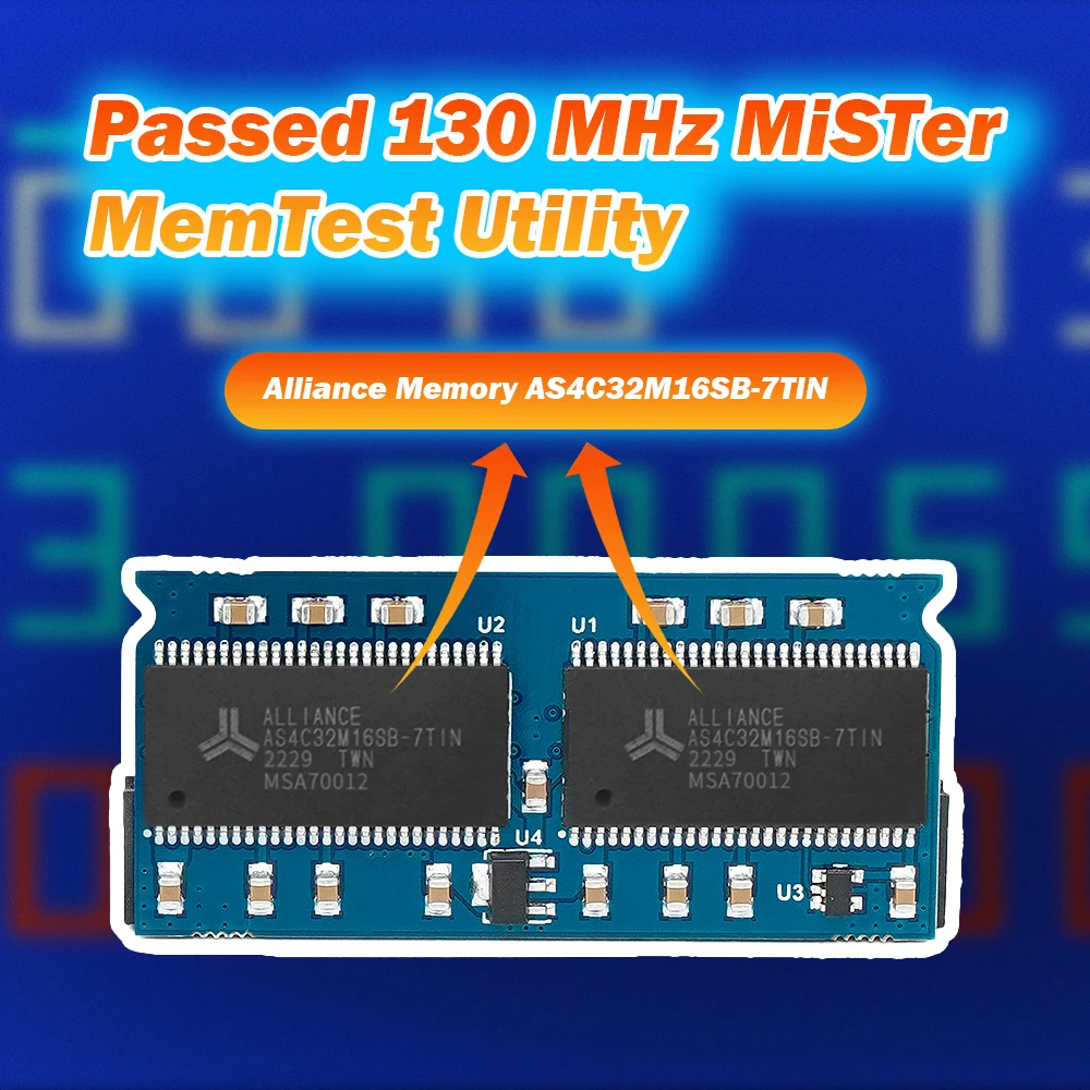 RetroScaler MisTer SDRAM 32MB(v2.2)/128MB(v3.0) Ręczne spawanie Extra Slim Board dla MisTer FPGA DE10-Nano