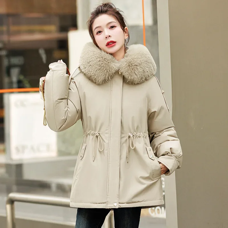 يتغلب Pai على الملابس القطنية الجديدة متوسطة الطول لعام 2025، وسترة قطنية عصرية، ومعطف شتوي سميك من القطن