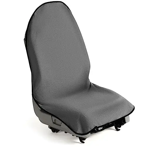

Grey Universal Waterproof Car Seat Protector For Post-Exercise Use, Anti-Slip, Machine Washable, Fits Sedans SUVs Trucks
