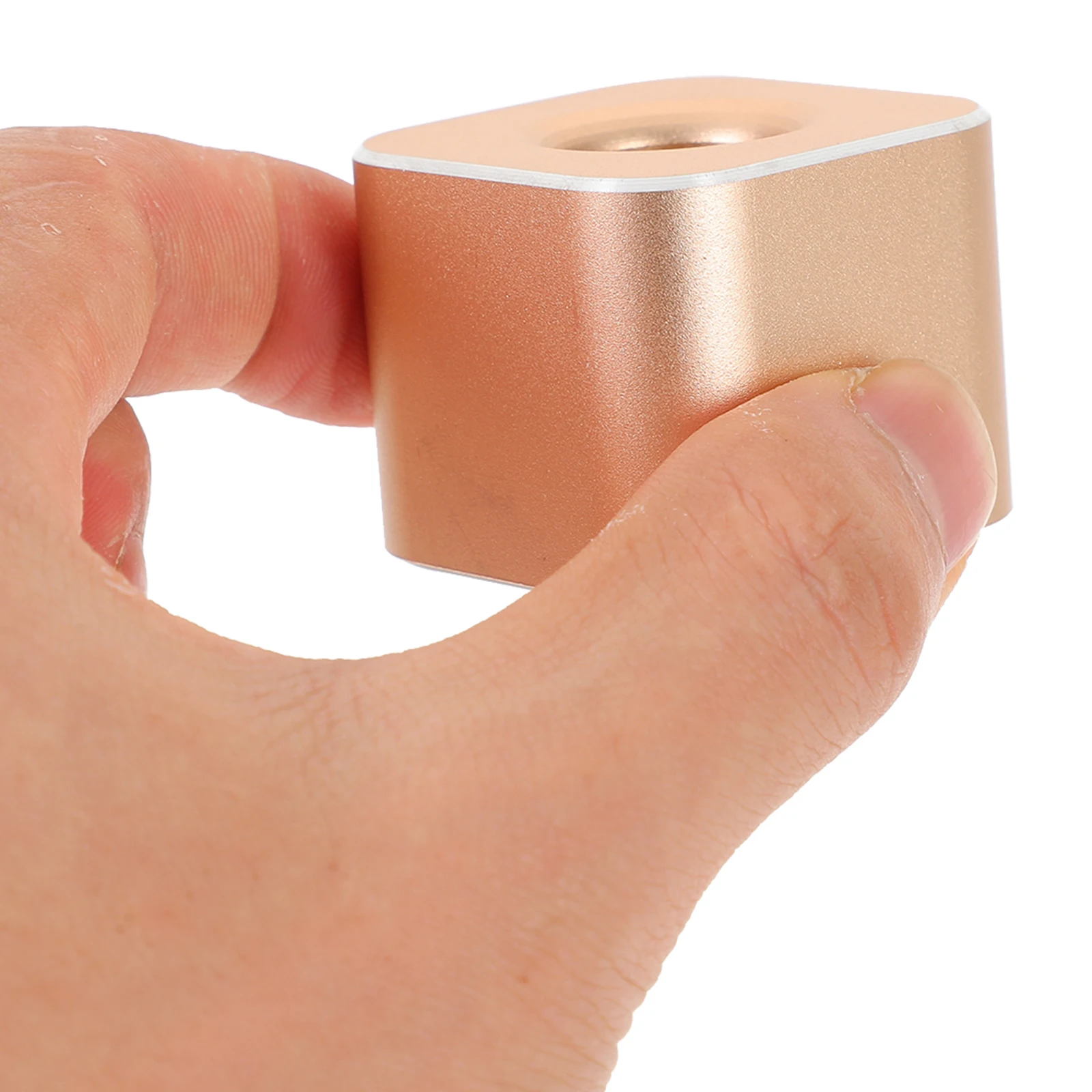 Metal Holder Aluminum Alloy Single Pen Stand For Office Desk Home Ink Pen Storage Desktop Organizer Stationery