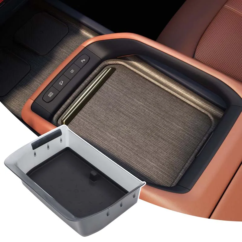 For Kia Telluride 2027+ ABS Car Central Storage Box Side Storage Box Mobile Phone Tray Car Interior Modification Accessories
