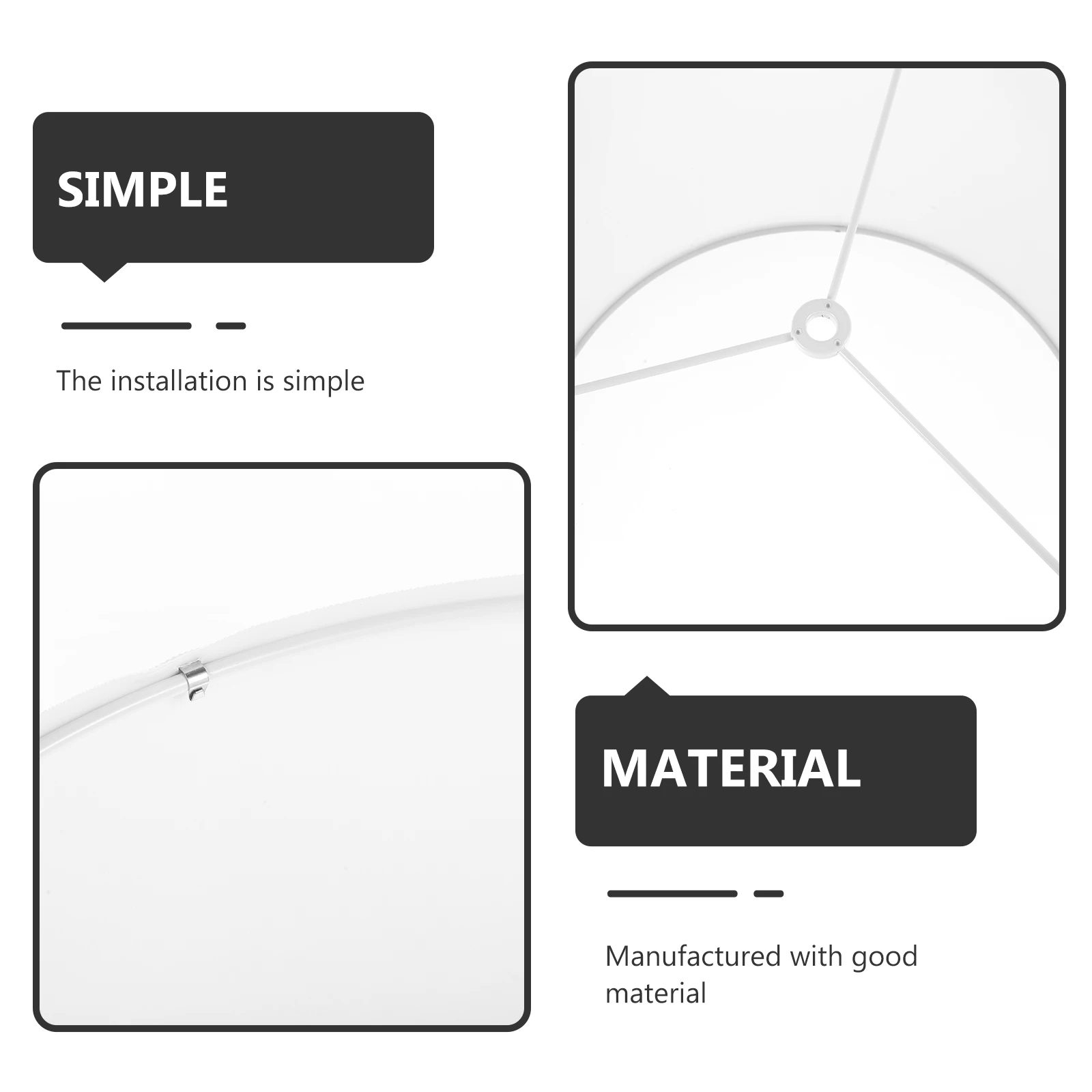 

Fabric Lamp Shade Replacement Lampshade for Table Lamp Bedroom Desk Floor Light Cover Decorative Light Fixture Accessory