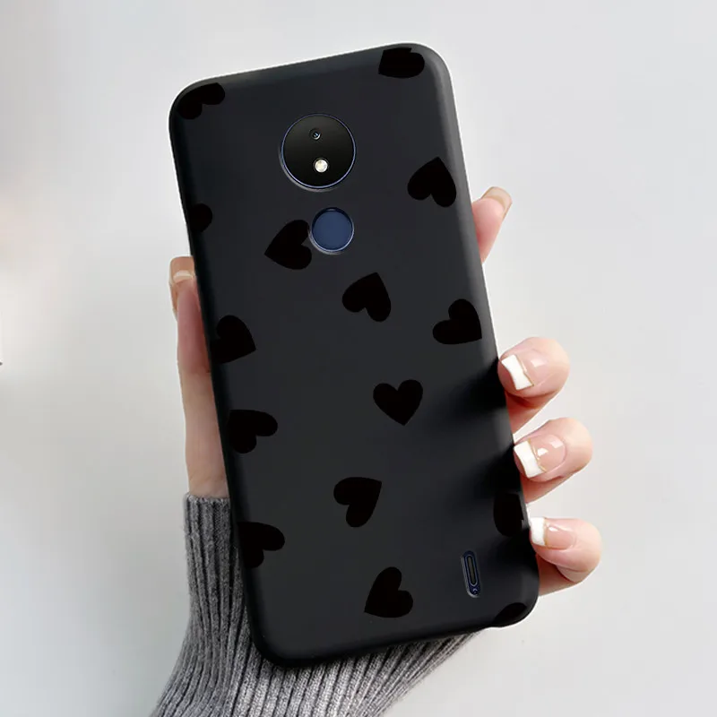 Soft Black Case For Nokia C21 Shockproof Phone Casing For Nokia C30 Cute New Design Viral Panda Printed Pattern Back Cover - view 2