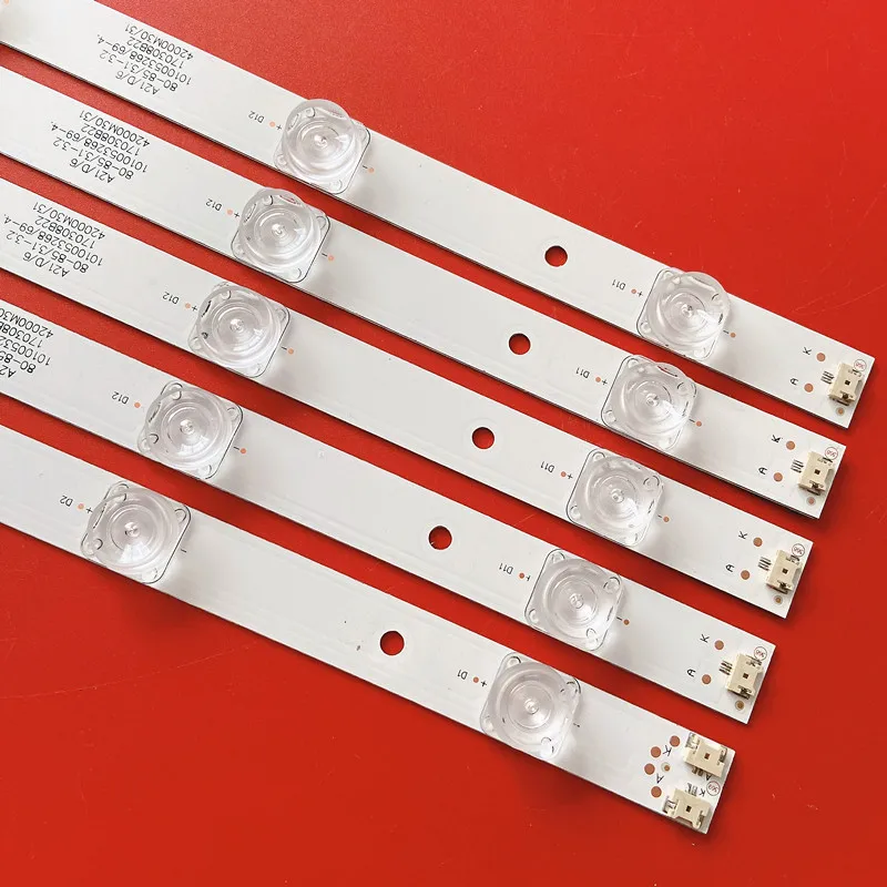 LED Backlight strip For JVC LT-43M650 LT-43M450 LE43U6500U FD4351A-LU LED43D10A LED43D10B-ZC14FG-01 LED43D10-03(A) 04