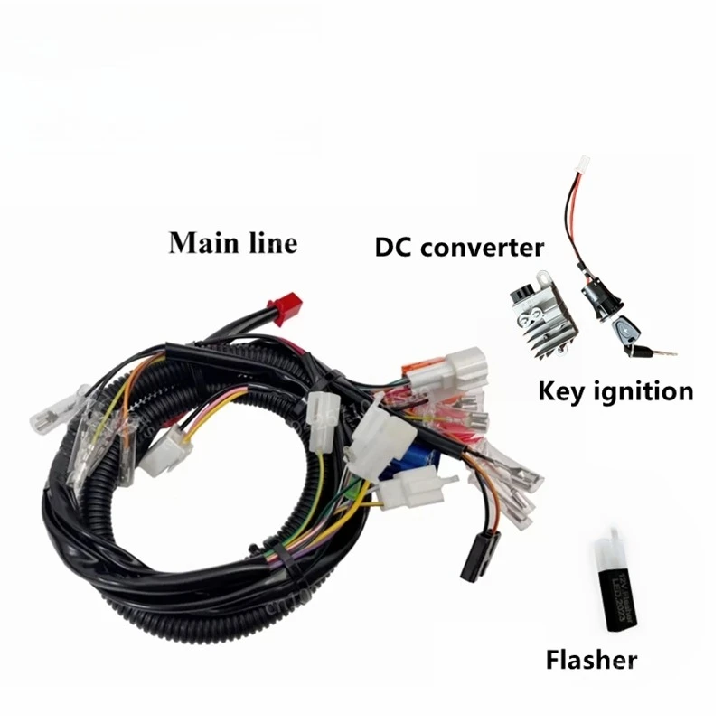 NBpower Fardriver Vehicle Wiring Harness Plug and play for Fardriver Hall Controller Electric Bike Controller and Display System