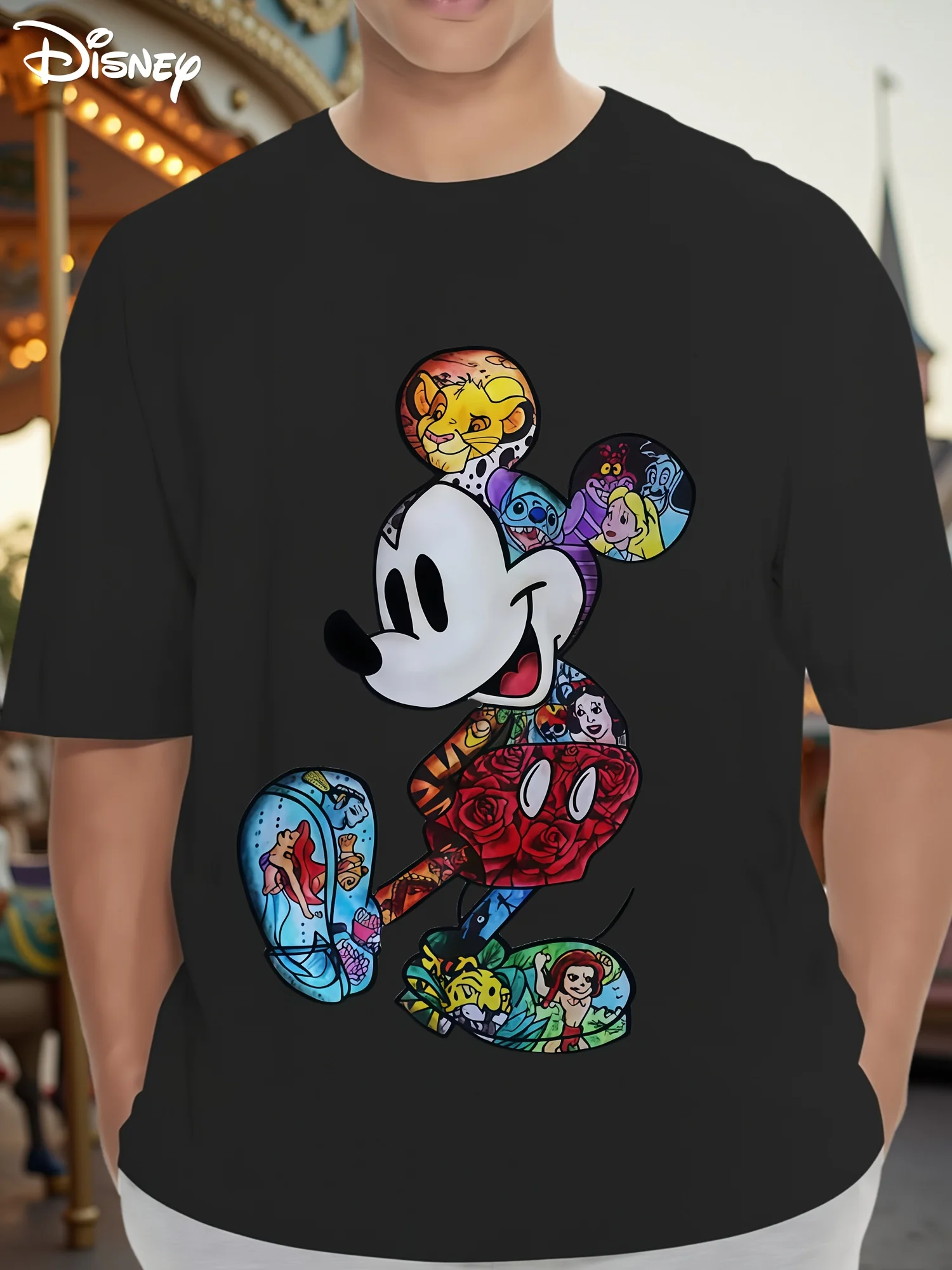 تيشيرتات ديزني ميكي وميني ماوس للرجال، ميني، دونالد داك، والمناسبات ذات الطابع الغوتشي والهدايا المثالية للرجال #2