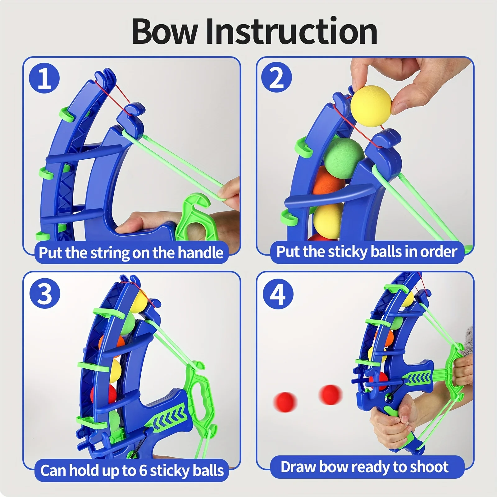 Montessori Shooting Games Speelgoed Set Voor Jongens, Educatief Kinderspeelgoed Buiten Binnenspellen Met Zachte Kogel En Ballen, Kerstfeest