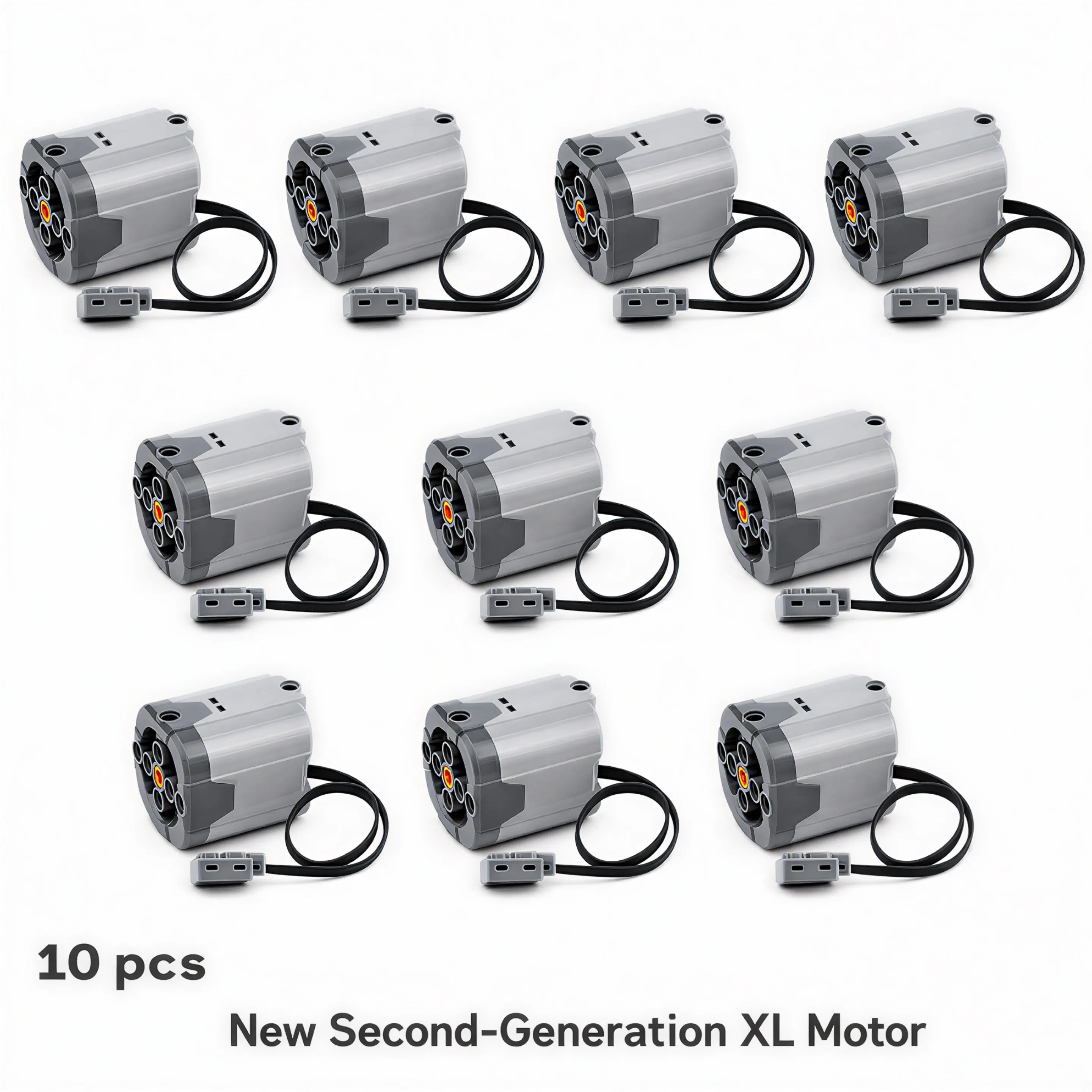 (1/2/5/10Pcs) New 2nd Gen XL Motor Power Functions Electric Engine Compatible with Technic 9686 Robot MOC Building Blocks view 4