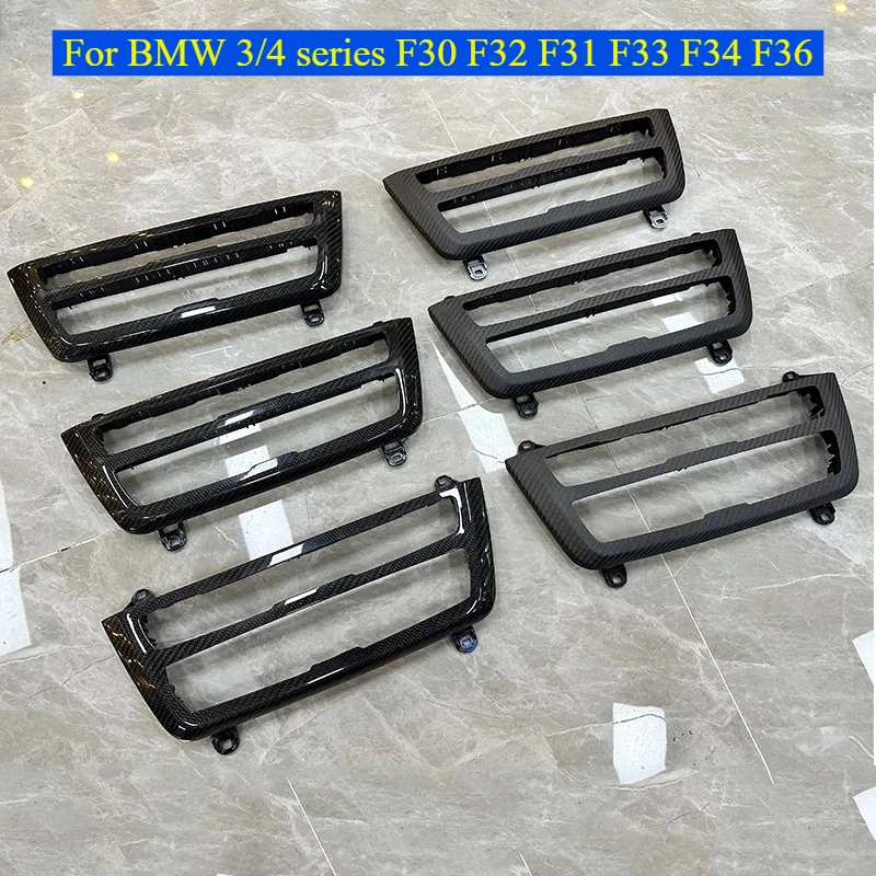 

Серия 3, 4, F30 F32 F31 F33 F34 F36, аксессуары для интерьера, глянцевое углеродное волокно, центральная консоль, панель приборной панели, радиооkończenie для BMW