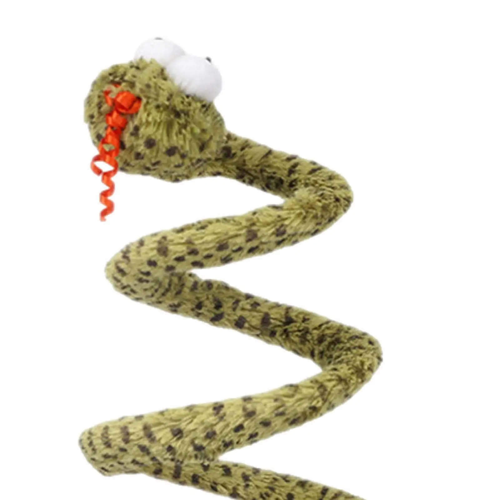 Spiral Snake Cat Toy Made of PV Fleece for Entertainment for Kittens And Cats