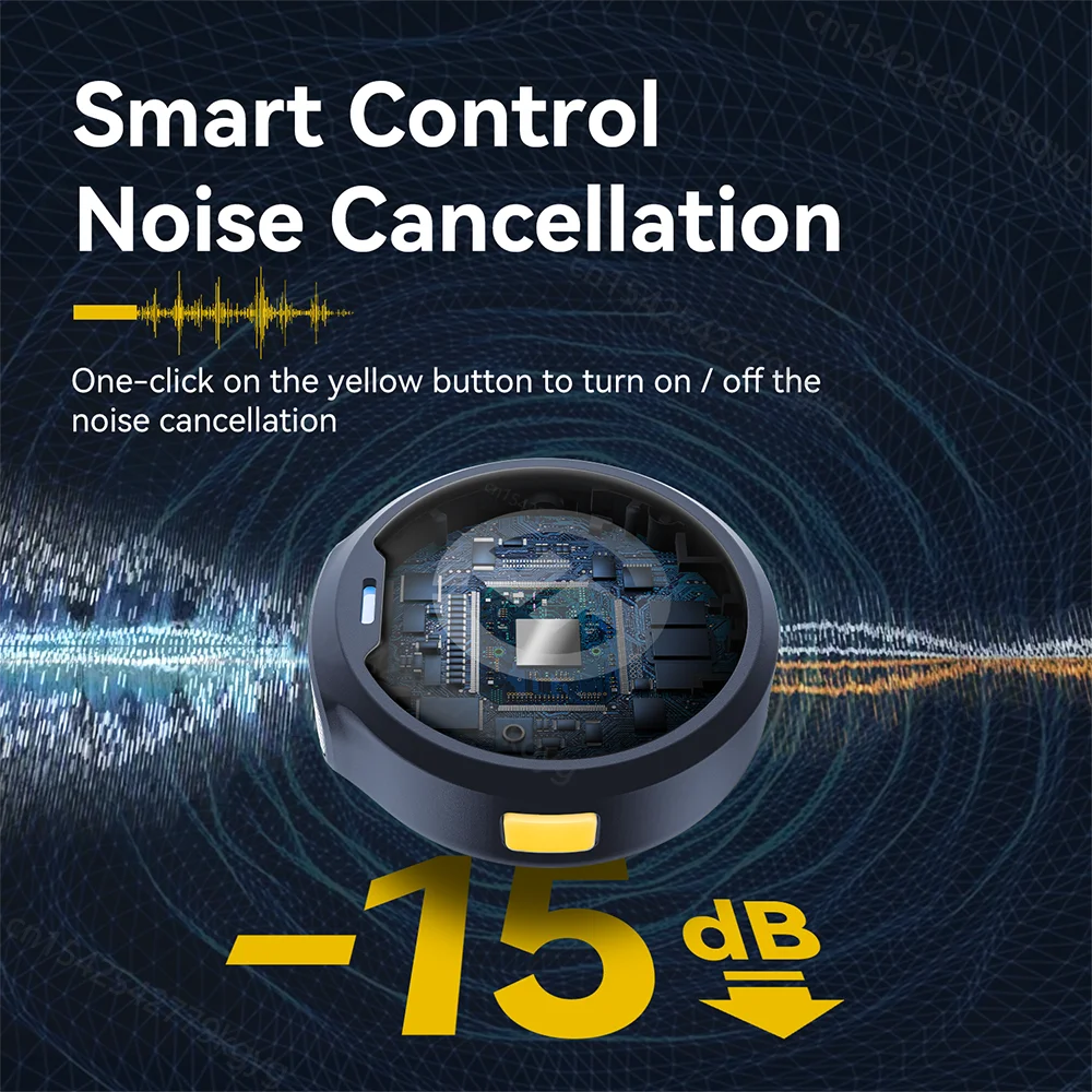 نظام ميكروفون Hollyland Lark M2 اللاسلكي Lavalier بطول 300 متر، ميكروفون صغير لطية صدر السترة لكاميرات iPhone Android