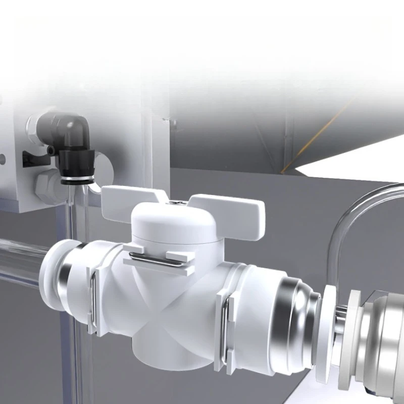 Type BUC BTC 4mm 6mm 8mm 10 12mm Pneumatic Push In Quick Joint Connector Hand Valve To Turn Switch Manual Ball Current-limiting