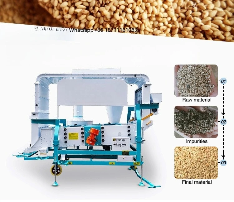 Pinto Bean Cleaning Machine Green Beans Sesame Paddy Seed Cleaner Soybean Gravity Separator