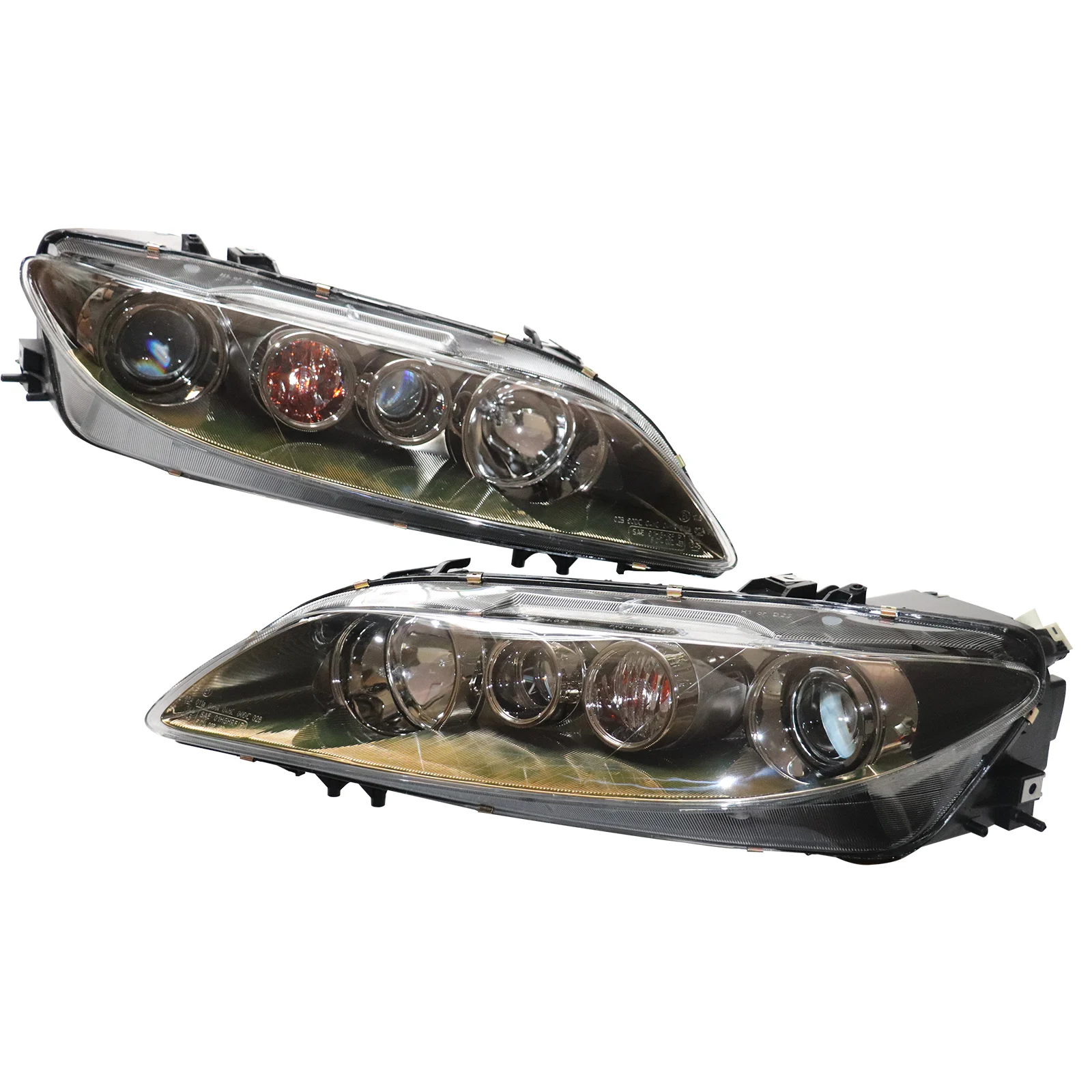 

2006 2007 2008 Mazda 6 Car Light Halogen Black Projector Headlights