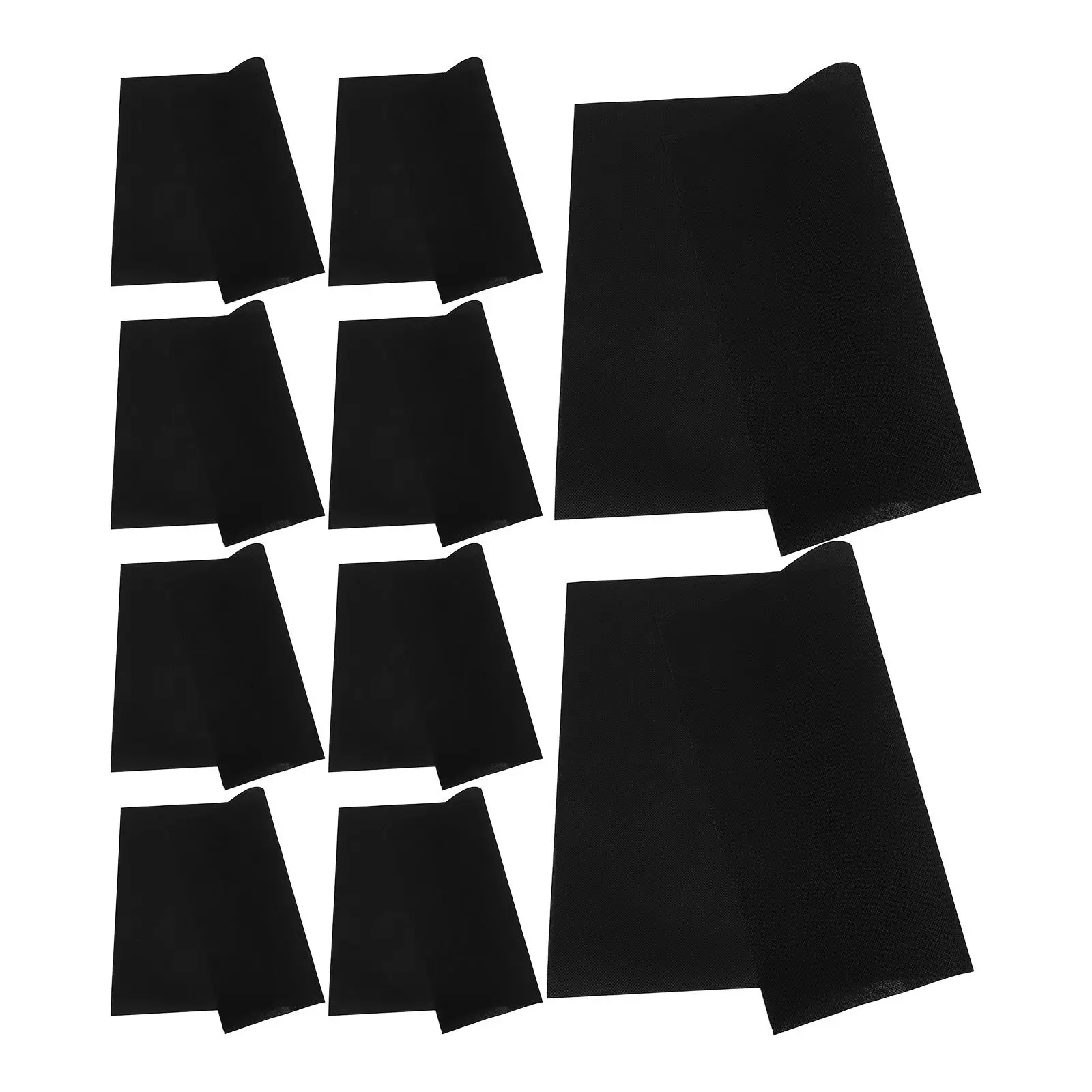 

50pcs Non-woven Car Floor Mats Black Antislip from Dirt Wear Car Interior Mats Vehicle Floor Covers