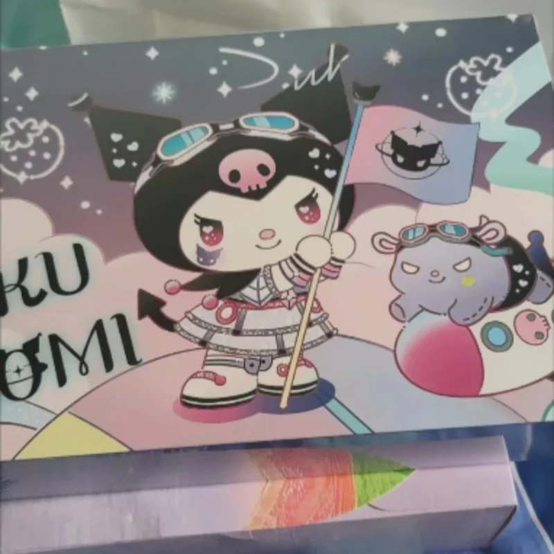 Kotak Natal Anime Hello Kitty Kuromi populer mainan edukasi angka kedatangan Halloween mainan hitung mundur hadiah untuk mainan anak-anak