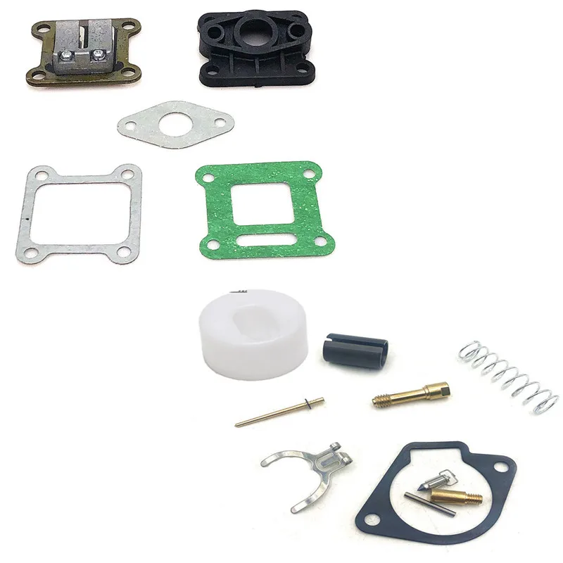 Intake pipe Carburetor Repair Kit Fits for 2 Stroke 43CC 47CC 49CC Mini Moto Pocket Bike Motorcycle Fuel System Parts