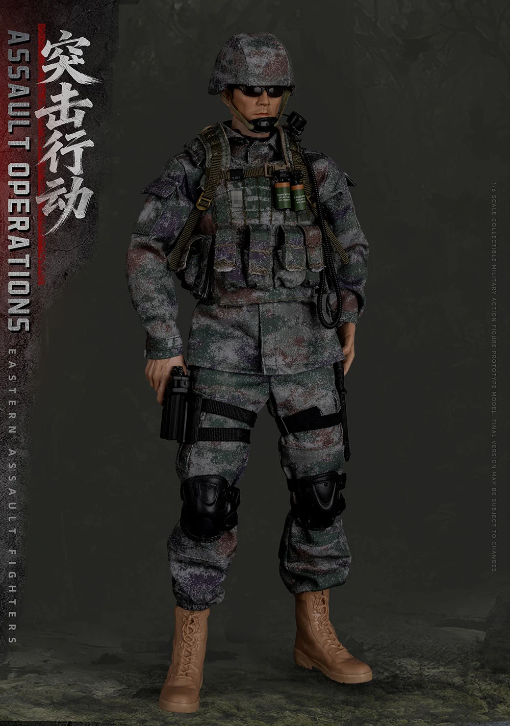 ViiKONDO-Figurine d'Action Alberoise PLA KSJY 1/6 JEU, Modèle de Soldat, Combattant de l'Est, Armée, Homme, Mur de Fer, 12 en Effet, Jouet Complet, 23003